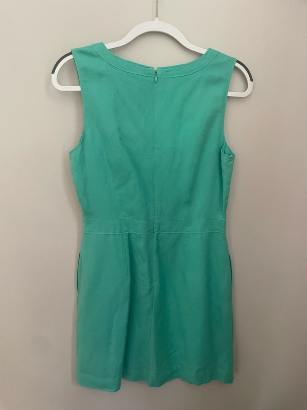 Banana Republic Teal / Green Linen Dress (Size 8) - Picture 2 of 5